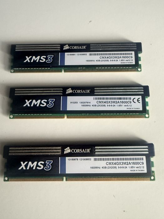 Pamiec ram corsair 3x 2GB
