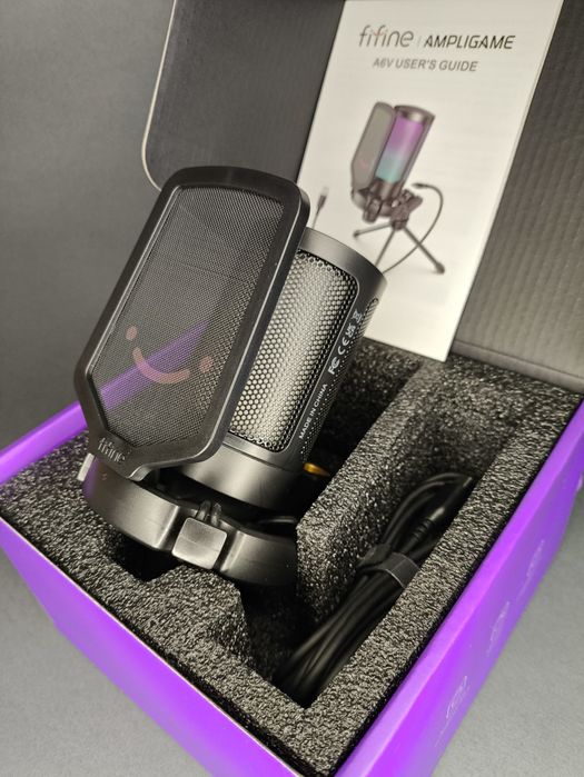 ‼️Fifine A6V Ampligame - USB мікрофон для ПК + Гарантія 6 місяців