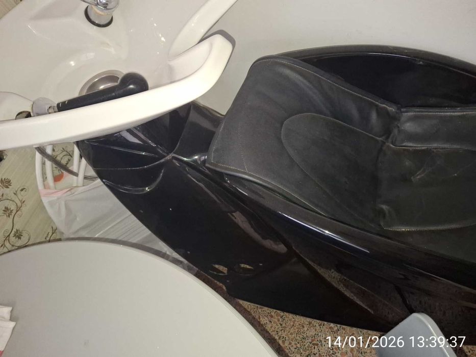 Rampa de lavagem cabeleireiro