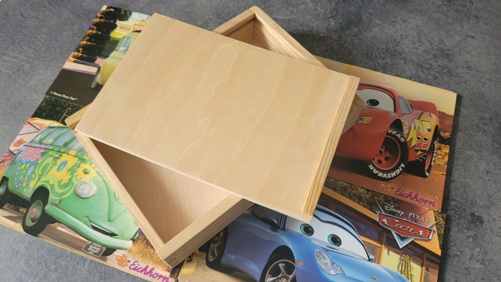 Eichhorn Drewniane Puzzle Cars W Pudełku 4x12el.