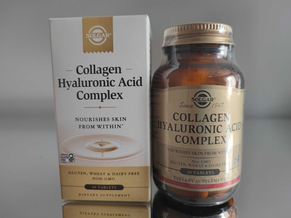 Комплекс Гіалуронова кислота + Колаген Солгар Solgar 30 таблеток