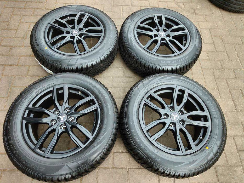 5x114.3 Koła Zimowe ALUFELGI R17 MITSUBISHI ASX Hyundai i35 Tucson ET38 TPMS 215/65 FALKEN NOWE 8mm 2022r