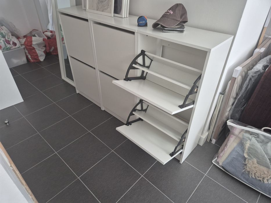 3 sapateiras ikea novas
