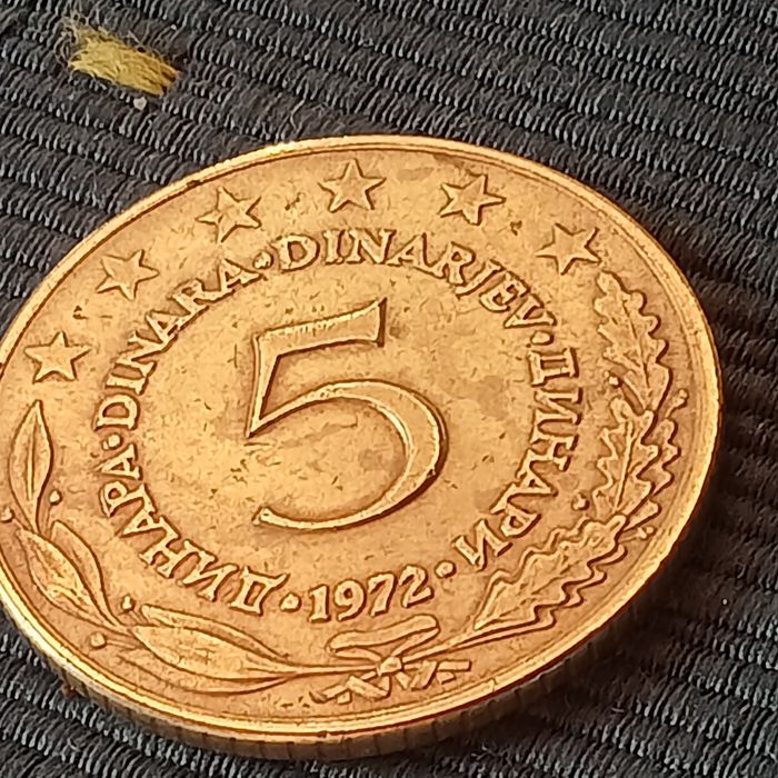 moedas diferentes ( para) 5 jugoslavia