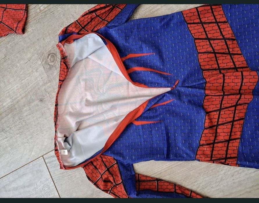 Rozm 110/116 (120) - Przebranie, strój Spider-Man - niebieski/czerwony