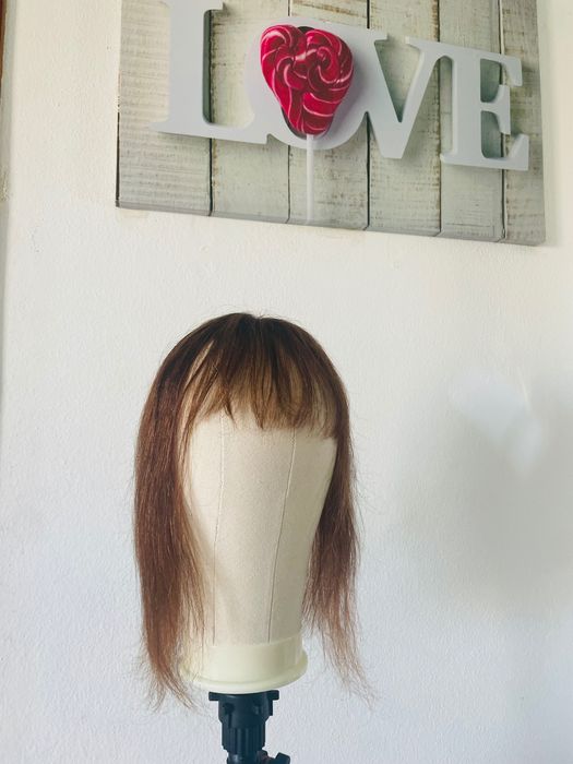 Cabelo humano Cobre Topo com tic tac