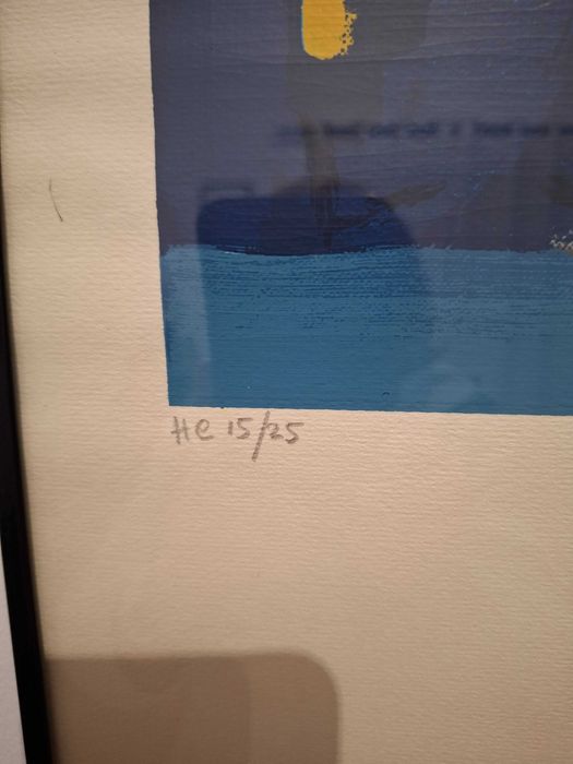 Serigrafia S/Título de Francisco Simões