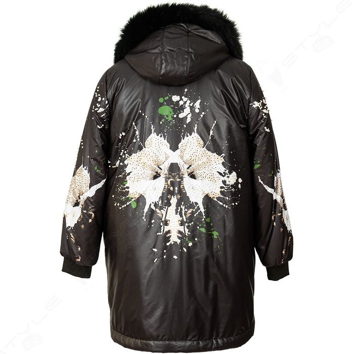 Куртка стильна на зиму 66 розміру