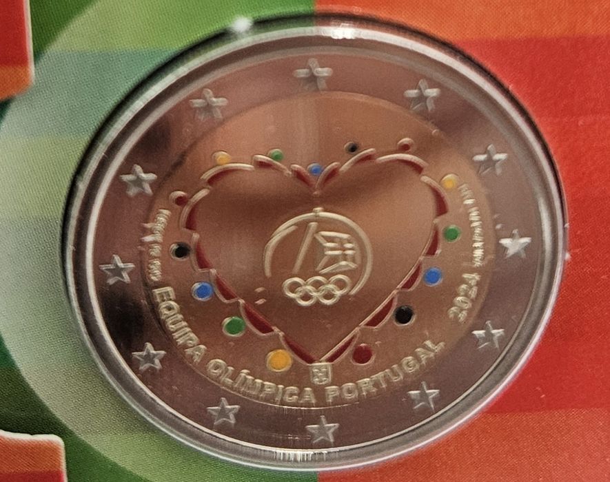 2 euros proof equipa olimpica 2024