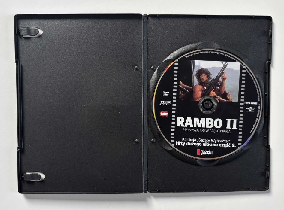 Rambo 1-5 DVD Komplet Sylvester Stallone Filmy Sensacyjne Lektor PL