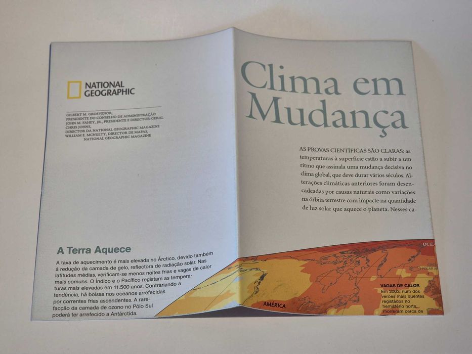 Edição Especial Revista National Geographic, BIO Combustíveis + Mapa A2