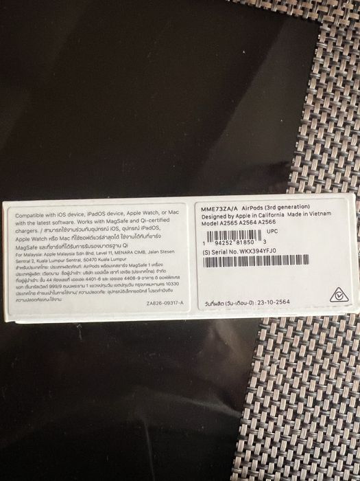 Продам навушникі Apple airpods 3