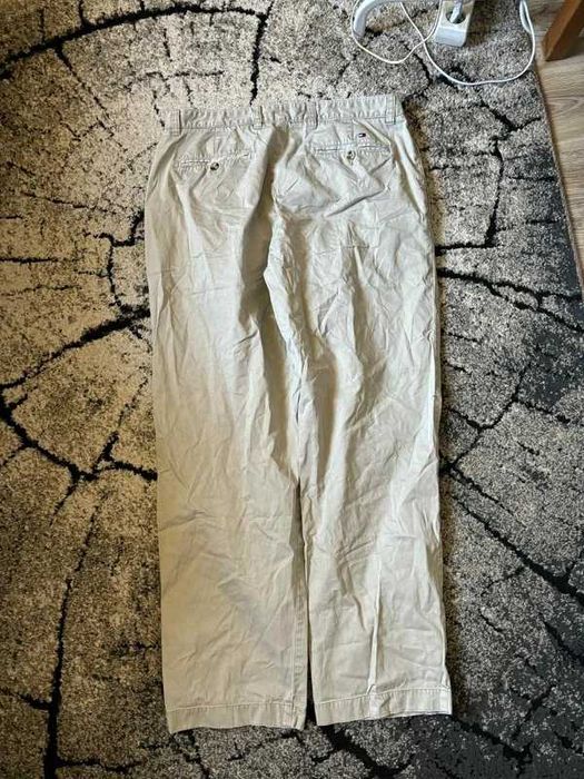 Spodnie Tommy Hilfiger szerokie baggy chinos casual swag boxy drip