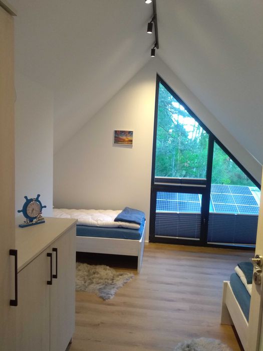 Domek z tarasem przy lesie w Rowach - 600 m do plaży