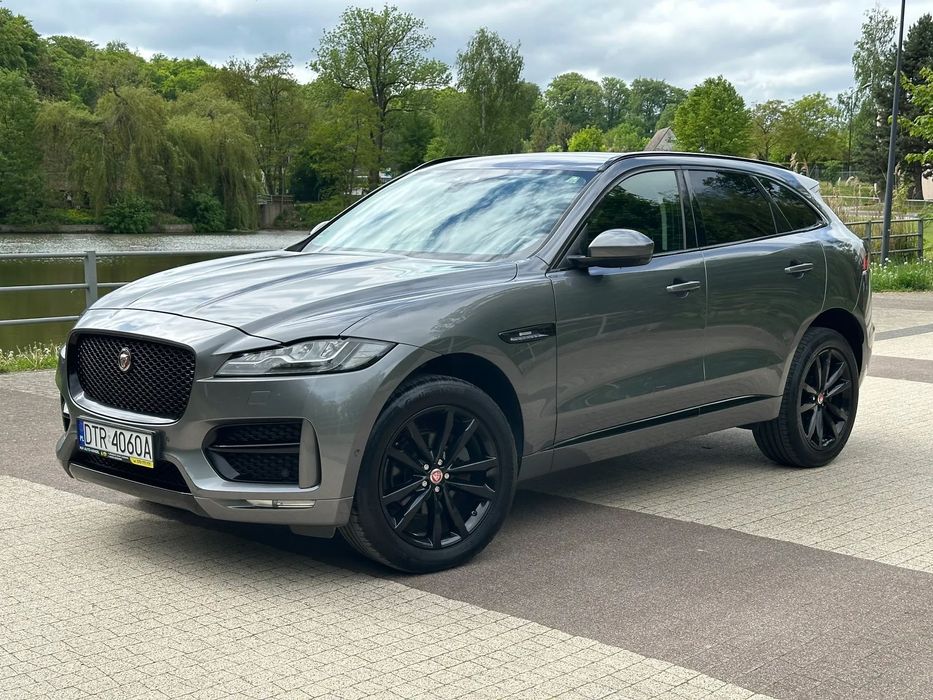 Jaguar F-Pace R Sport, Lampy LED, 2.0 D AWD 4x4, Bezwypadkowy! Nowy Rozrząd!