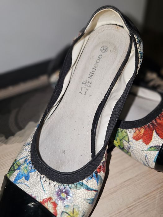 Baleriny w kwiatuszki