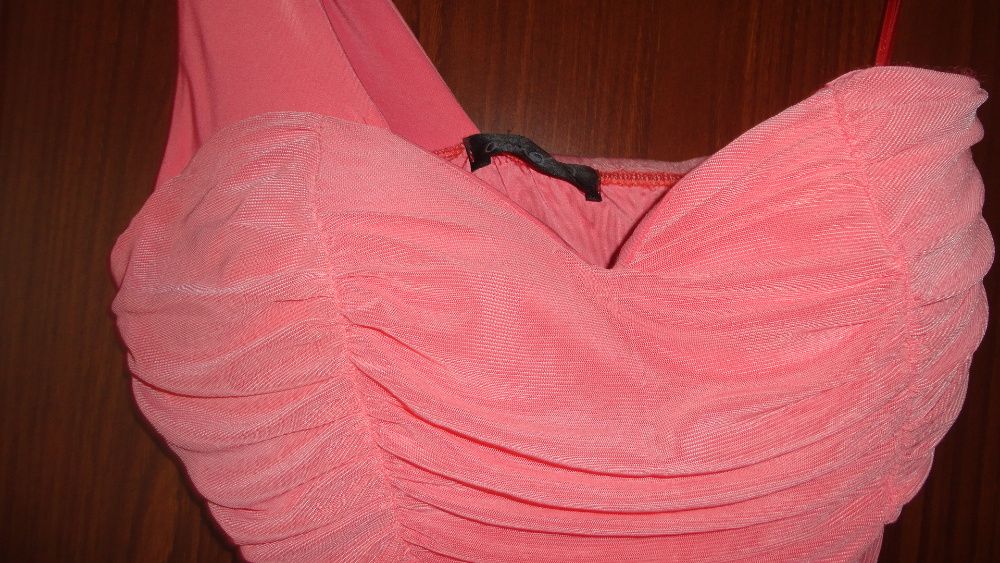 Neonowa wizytowa sukienka roz. M