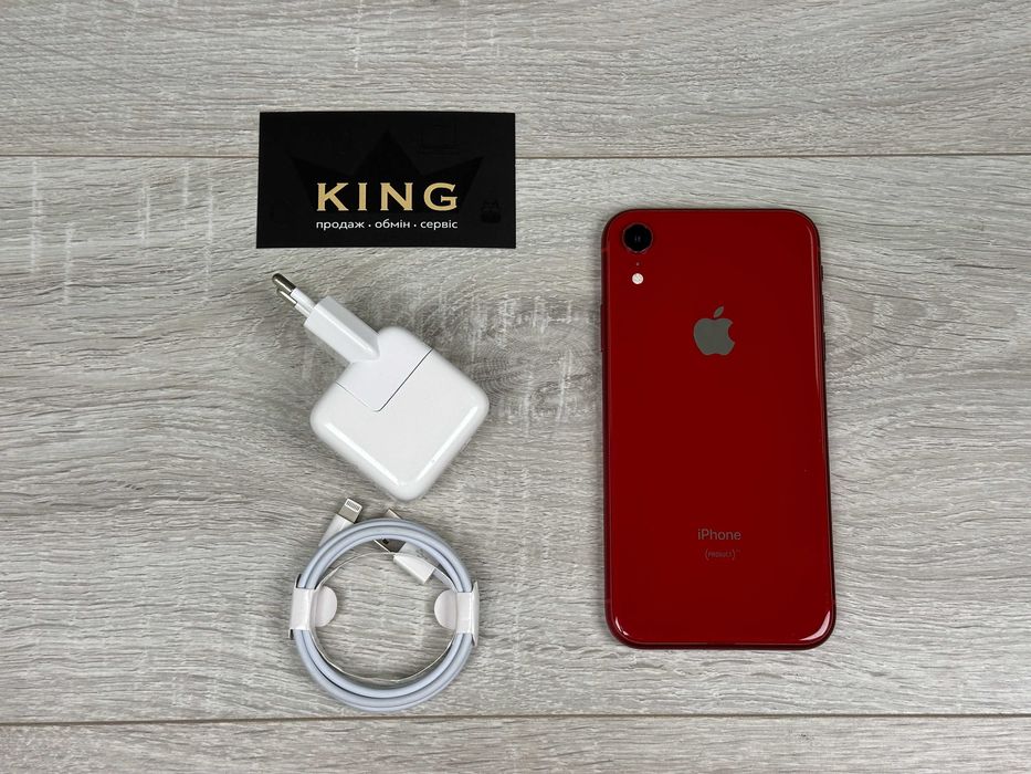 Apple iPhone XR - 64GB - RED Neverlock 100% акумулятор №452