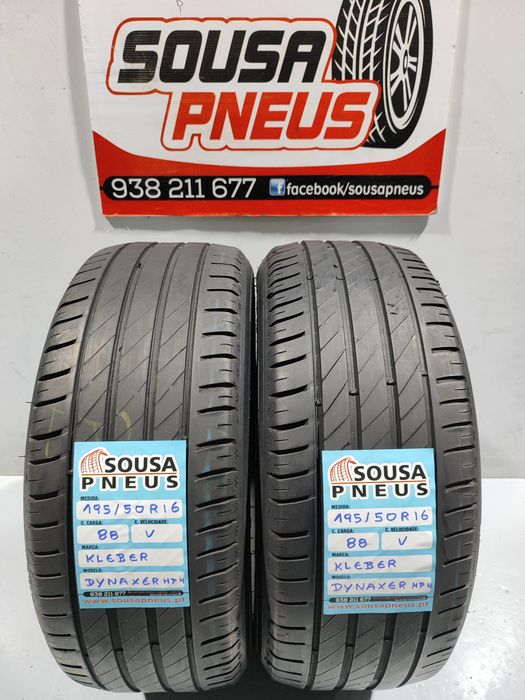 2 pneus semi novos 195-50R19 Michelin - Oferta dos Portes
