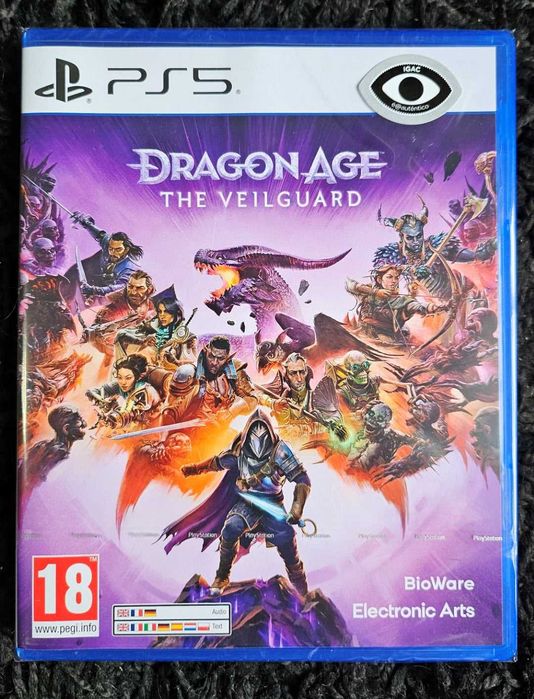 Jogo PS5 Dragon Age The Veilguard + DLC de bónus, versão PT, selo IGAC