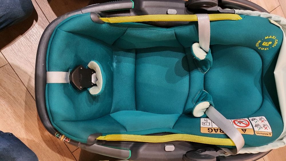 Fotelik Maxi cosi coral z baza 0-12kg Zielony