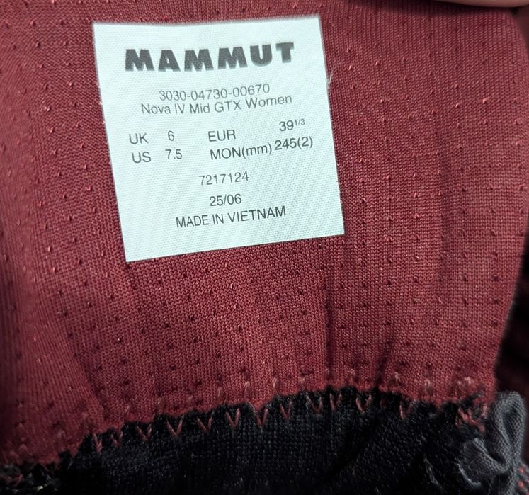 Damskie buty Mammut Nova IV Mid