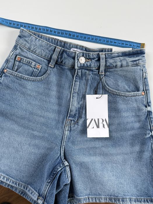 Zara mom джинсові шорти 34, zara джинсовые шорты Хс/С
