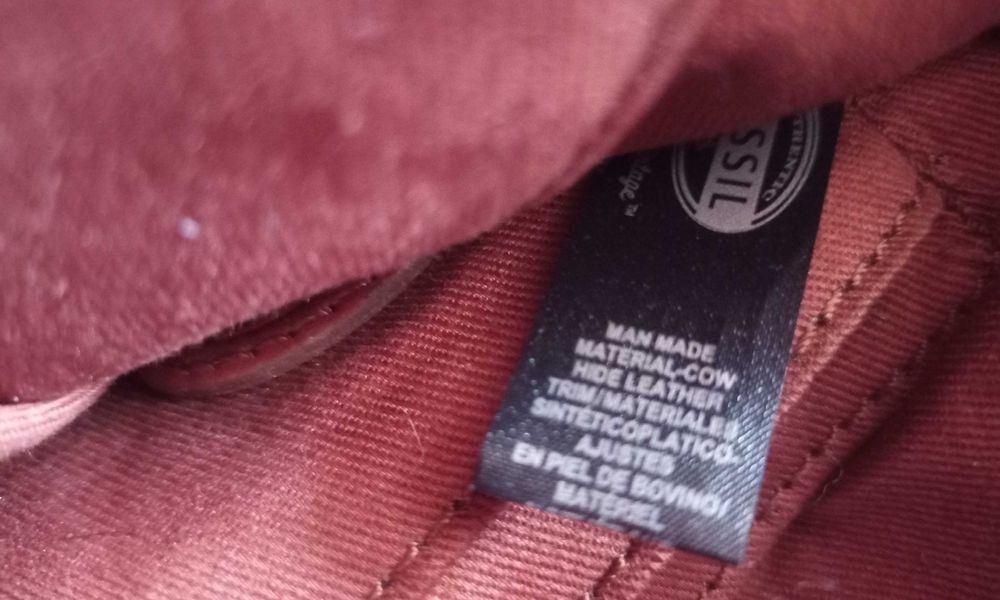 FOSSIL – piękna skórzana kopertówka na pasku