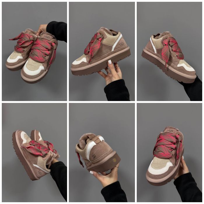 р36-41 Уггі UGG Lowmel Black Grey Chestnut Brown Pink