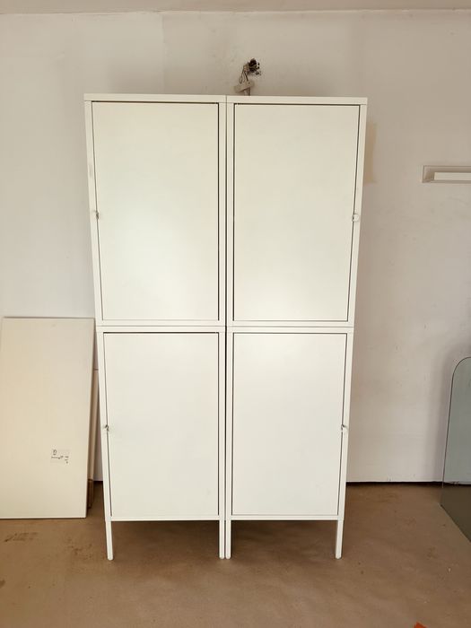 Szafka metalowa biurowa Ikea Hallan cztery sztuki
