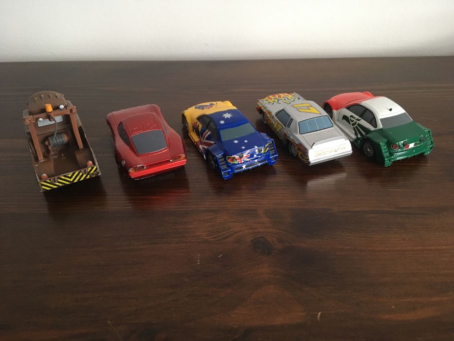 Cars Auta zestaw metalowych samochodów szt. 5, duże 10 cm