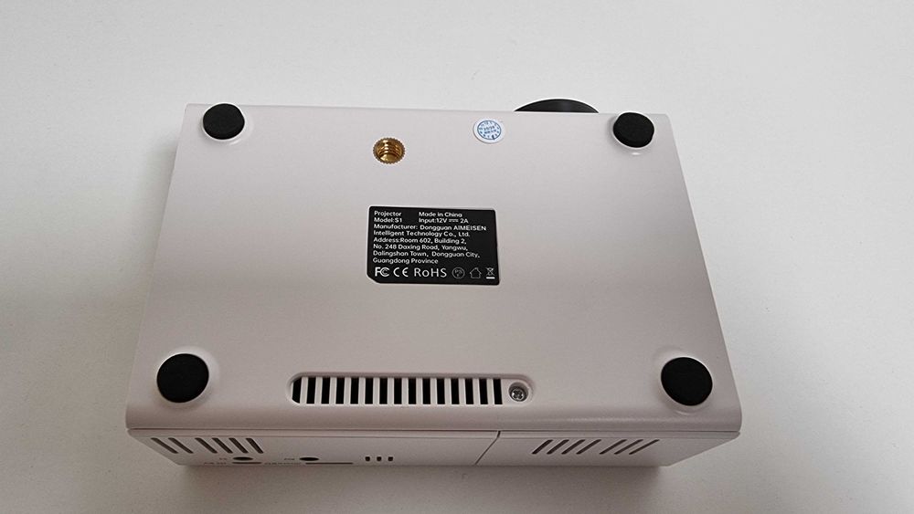 Mini projektor LED S1 – HDMI USB AV microSD, przenośny