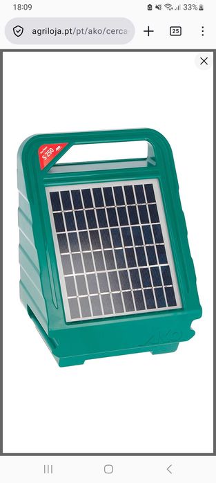 Cerca eléctrica fotovoltaica Solar Power S250 AKO