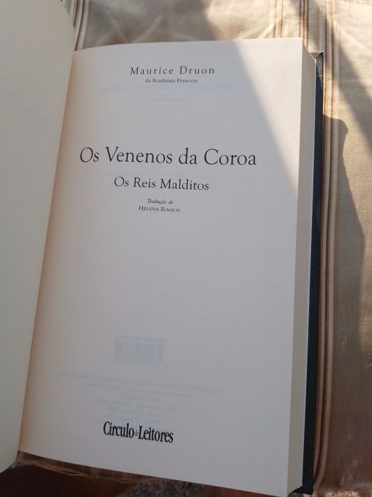 Os Reis Malditos os venenos da coroa- M.Druon1e12E-Relógio N.9EDesde2E