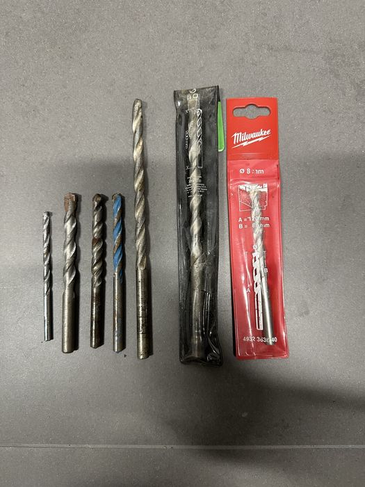 Wiertła udarowe Milwaukee Bosch Stalco DeWalt SDS Beton