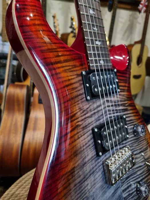 PRS SE Custom 24 Charcoal Cherry Burst gitara elektryczna PRSSECU44CG