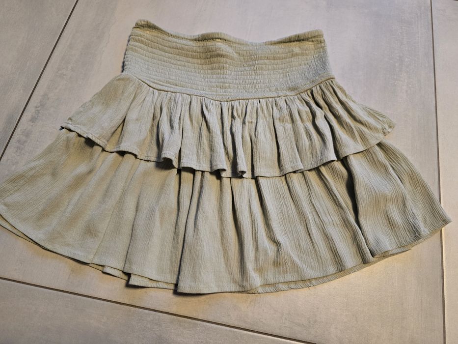 Spodnica mini XS Stradivarius falbany
