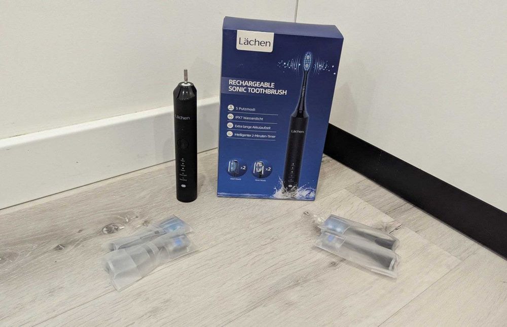 Електрична зубна щітка Lachen sonic акумуляторна 5 режимів