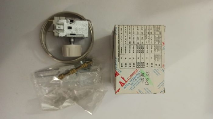 Termostato para arca frigorifica