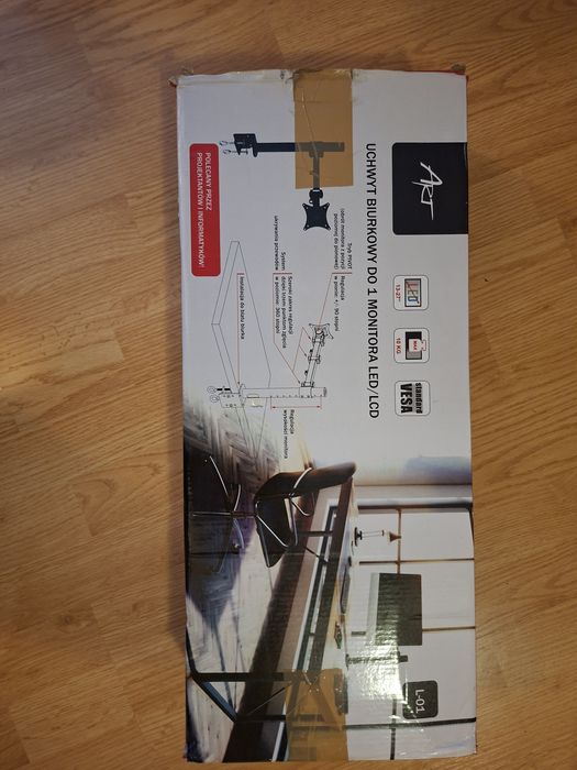 Uchwyt biurkowy  na monitor 13 " - 27""