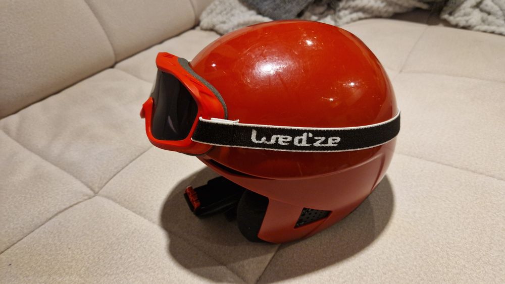 Kask narciarski junior Wedze i gogle