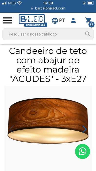 Candeeiro de Tecto