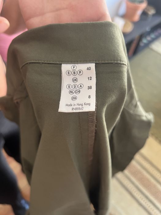 Camisa de Velcro cor tropa com estilo tamanho S/M