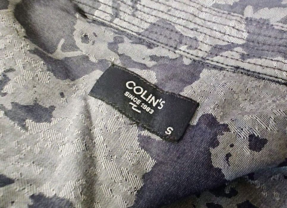 Стильная рубашка slim COLIN'S modern (р.S) ИДЕАЛЬНОЕ СОСТОЯНИЕ