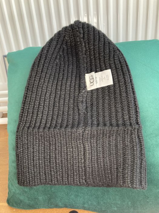 UGG Australia - ciepła czapka z wełną - UGG CHUNKY RIB BEANIE