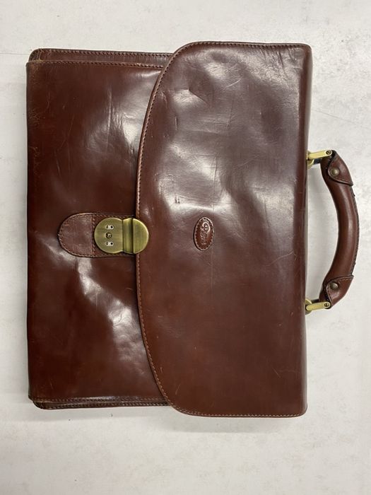 Torba teczka neseser skóra vintage