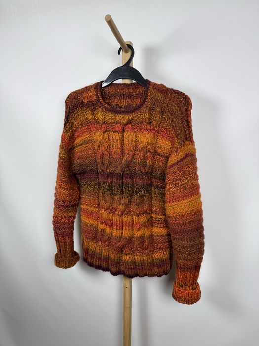 Handmade sweter robiony ręcznie L
