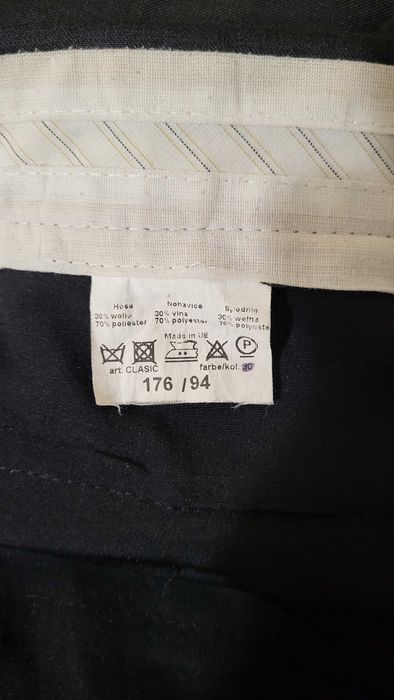 Garnitur męski czarny 176-180 /108/94