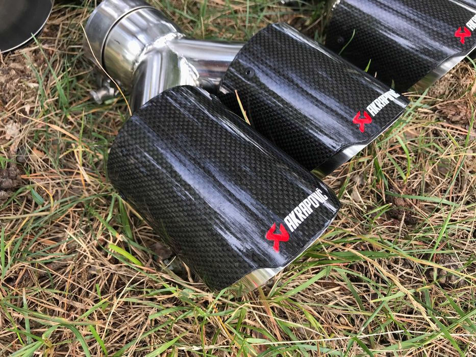 Насадки глушителя Akrapovic Выхлопная Акрапович Audi BMW двойная