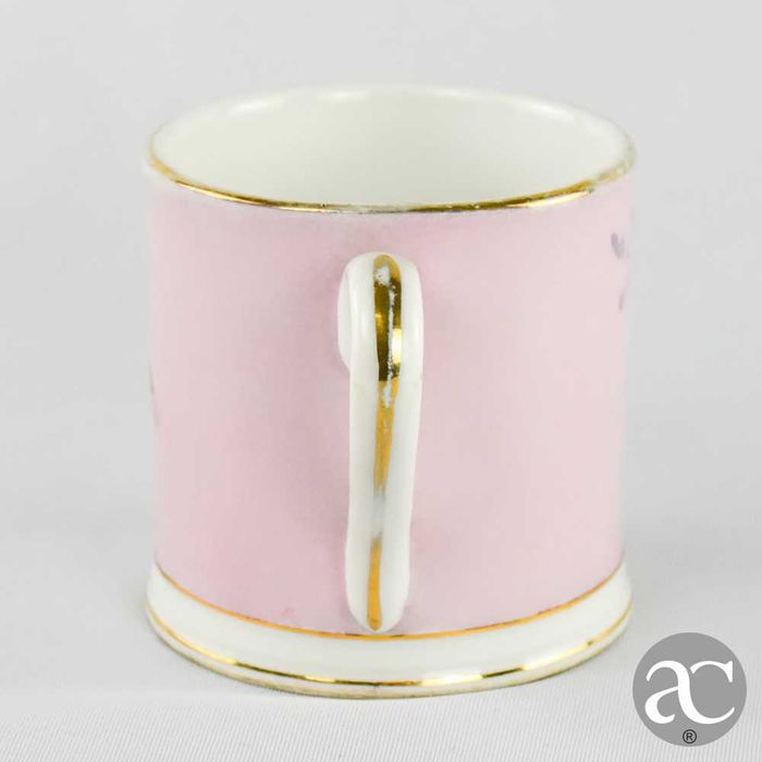 Caneca porcelana Vista Alegre, pintada à mão, 1ª metade do séc. XIX